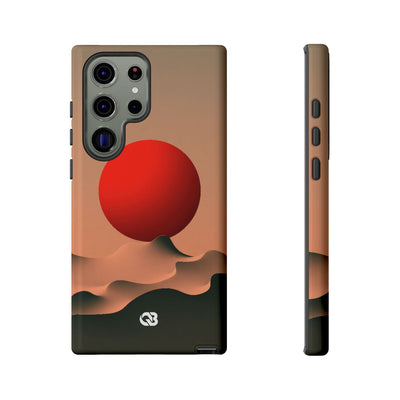 Crimson Sol Ridge · Tough Phone Case for Samsung · Red