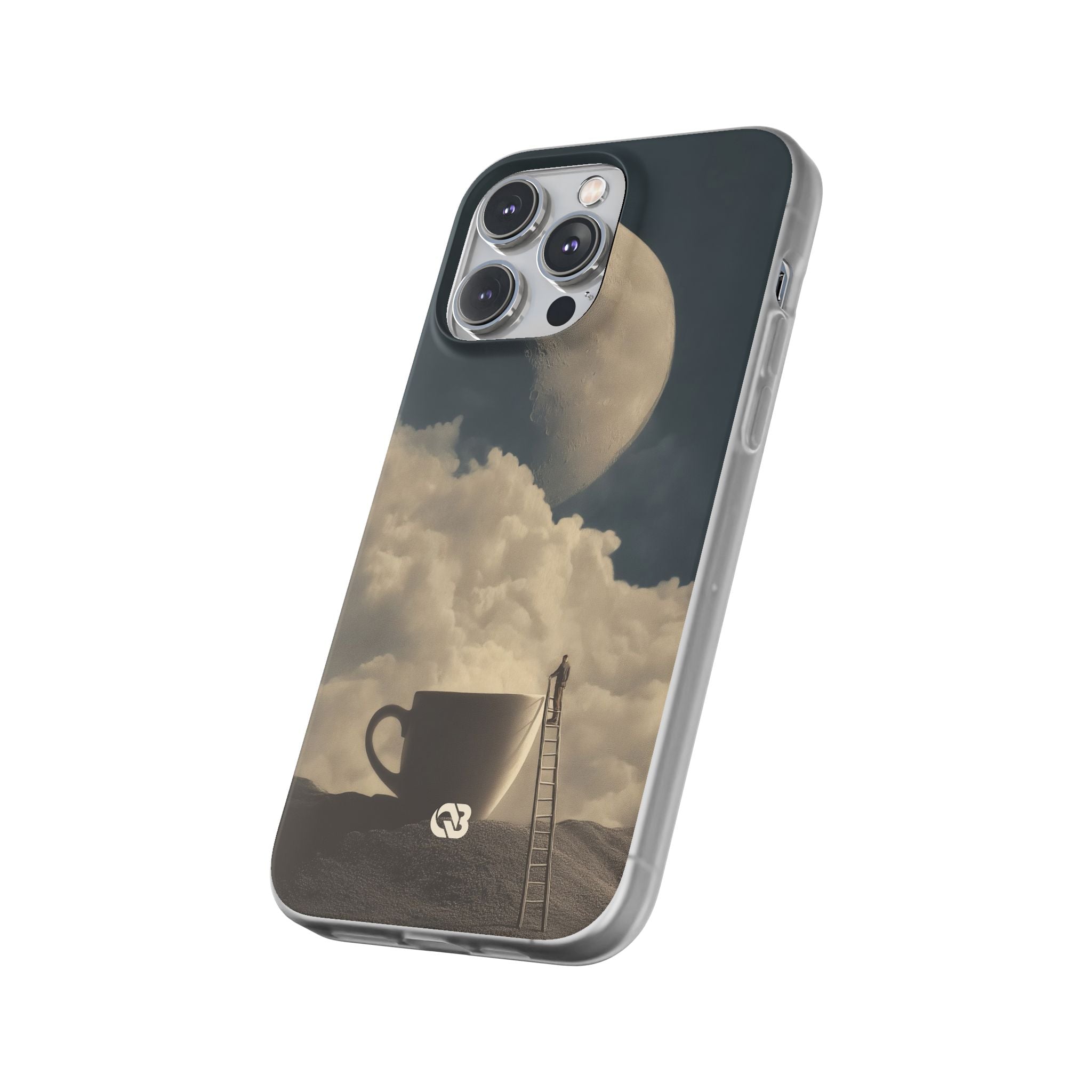 Midnight Brew Moon · Soft Mobilskal för iPhone