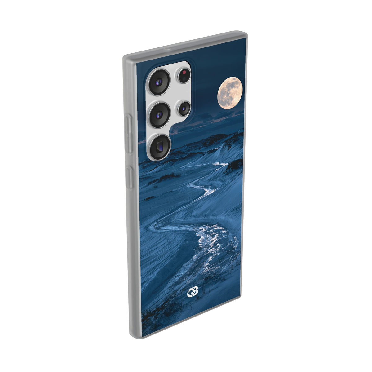 Arctic Moon Drift · Lite Phone Case for Samsung · Blue