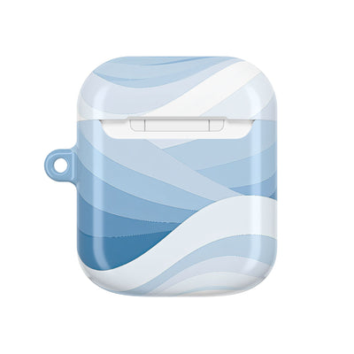 Glacial Contour · Hard Case for AirPods & AirPods Pro · Blue