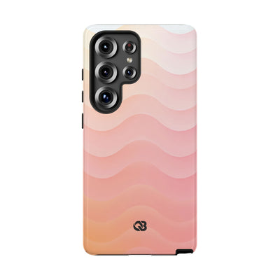 Blush Horizon Waves · Tough Phone Case for Samsung · Pink