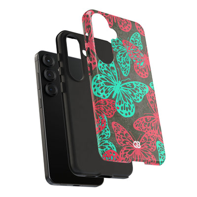 Electric Papillon · Tough Phone Case for Samsung · Pink