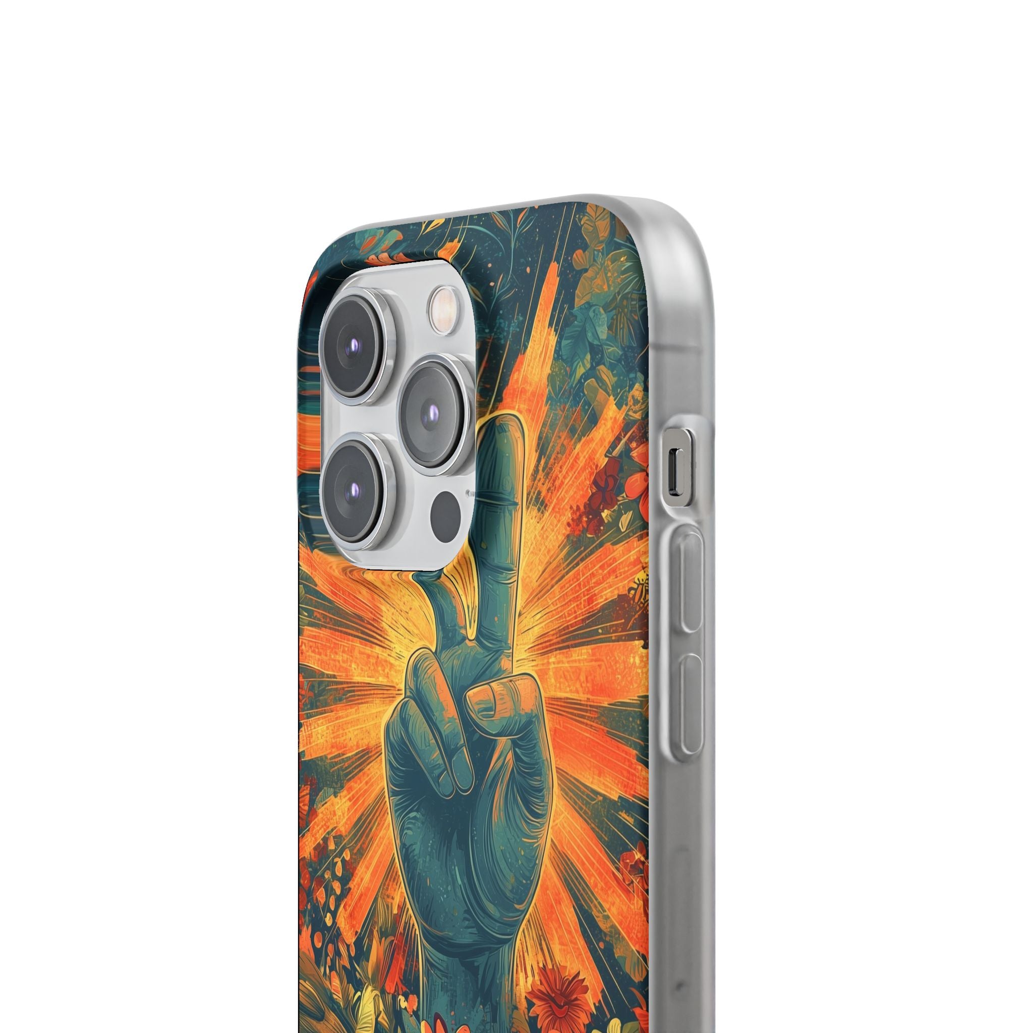 Radiant Peace Bloom · Soft Phone Case for iPhone