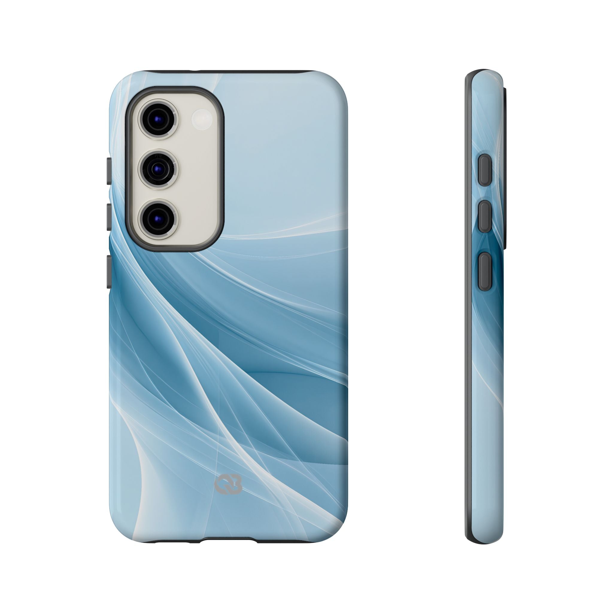 Blue Tough Phone Case for Samsung - Arctic Silk Drift