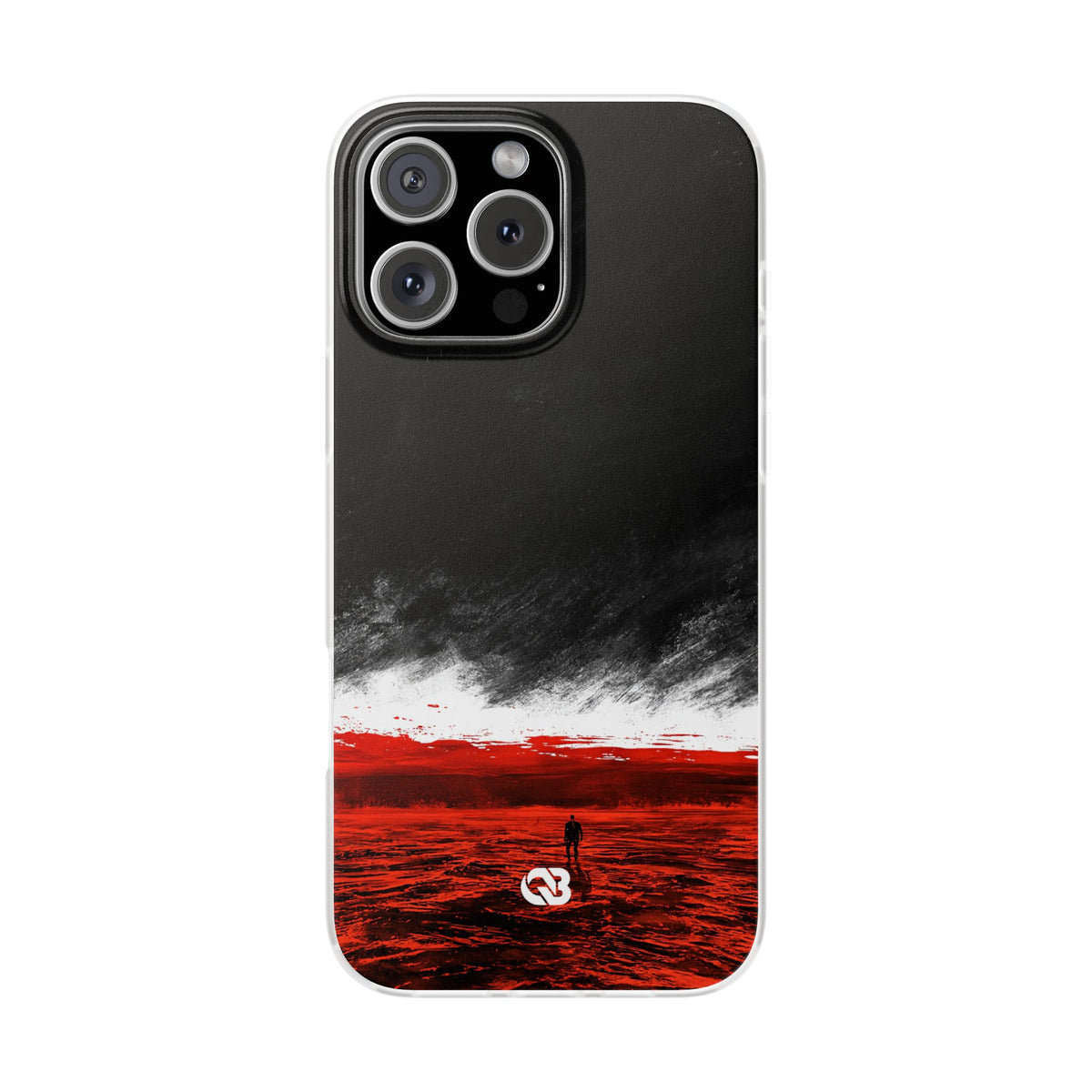 Crimson Void · Lite Phone Case for iPhone ·  Black