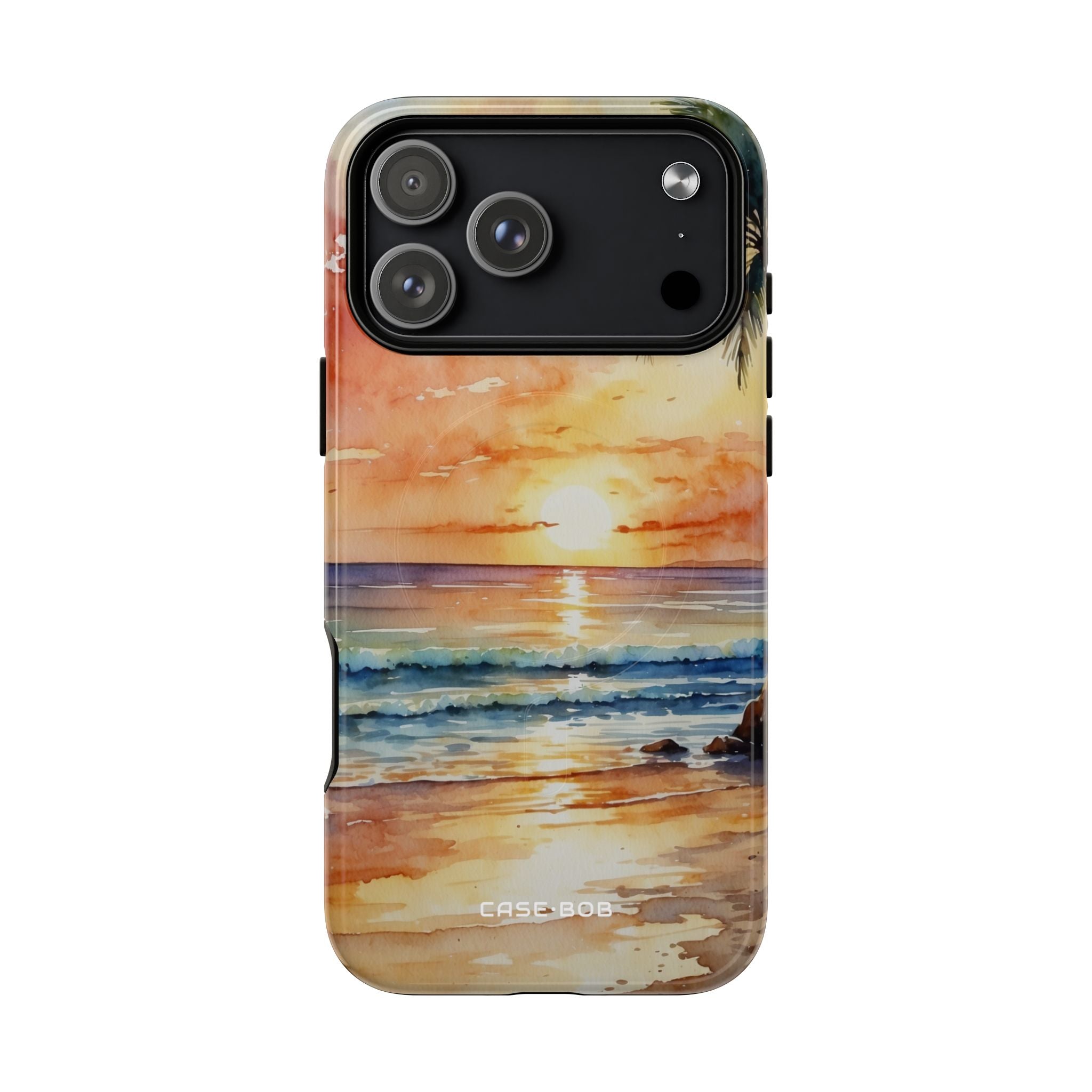 Sunset Palm iPhone 17 Pro Max Case - Tough+ - CASE•BOB