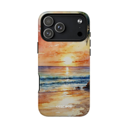 Sunset Palm iPhone 17 Pro Max Case - Tough+ - CASE•BOB