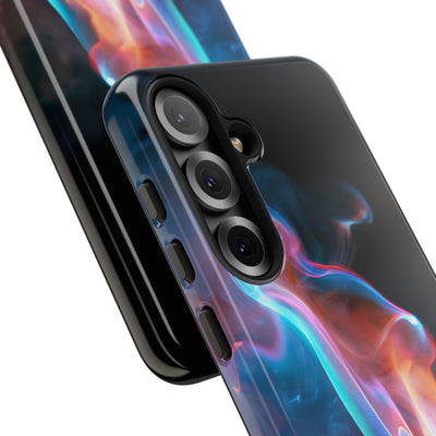 Neon Waveform · Tough Phone Case for Samsung · Black