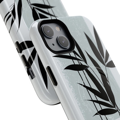 Grey Tough 2.0 Magsafe Phone Case for iPhone - Sage Bamboo Noir