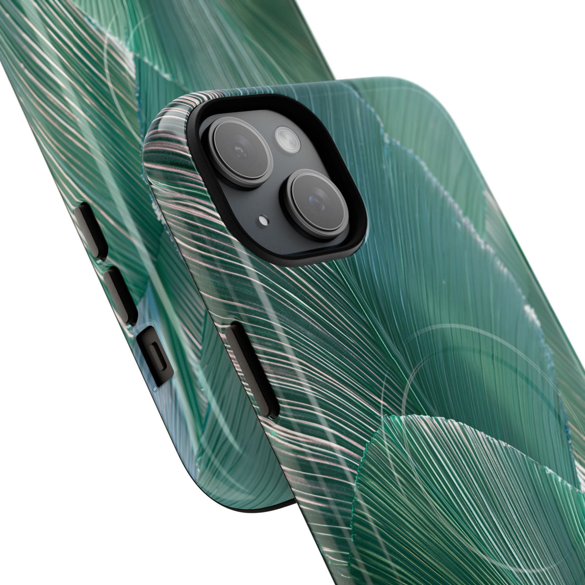 Translucent Fan Palm · Tough 2.0 Magnetic Phone Case for iPhone · Teal