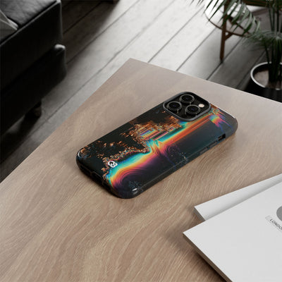 Prismatic Circuit · Tough Phone Case for iPhone · Black