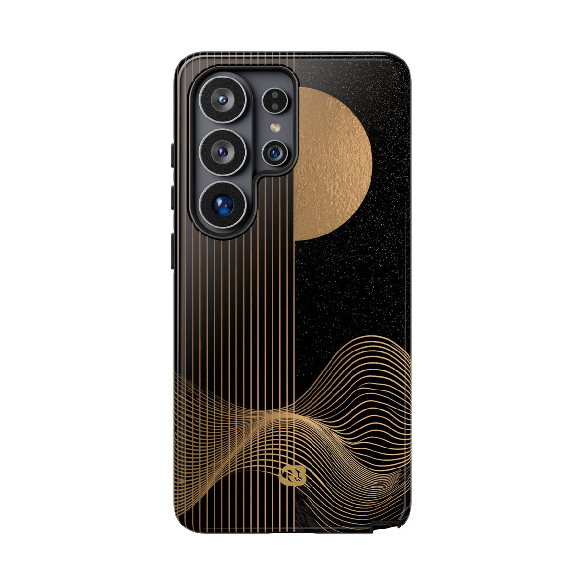 Lunar Topo Horizon · Tough Phone Case for Samsung · Black