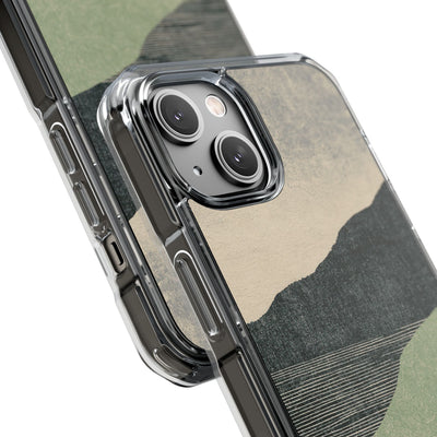 Green Impact MagSafe Phone Case for iPhone - Moss Ridge Grain