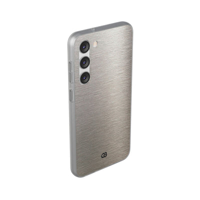 Brushed Silver Alloy · Lite Phone Case for Samsung · Silver