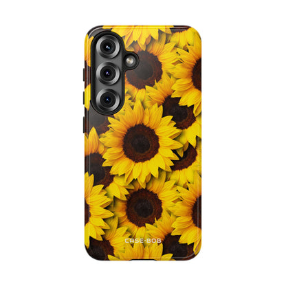 Sonnenblumen-Glühen Samsung S25 Case - Tough