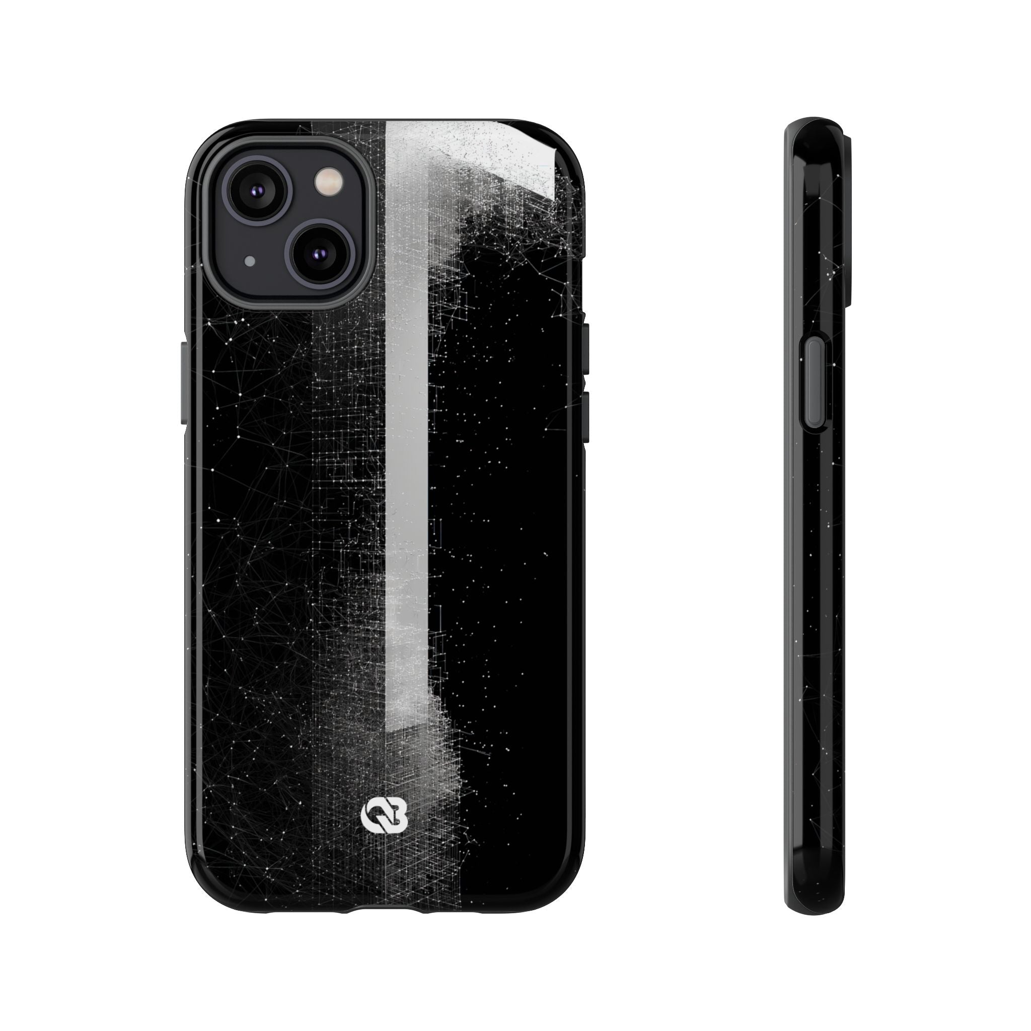 Black Tough Phone Case for iPhone - Vector Core Monolith