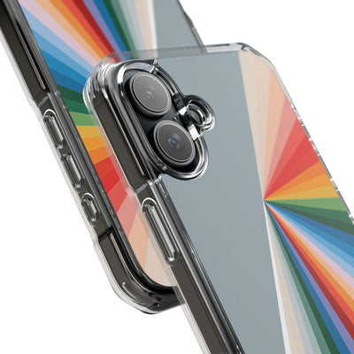 Grey Impact MagSafe Phone Case for iPhone - Slate Prism Burst