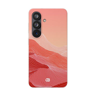 Coral Ridge Contours · Lite Phone Case for Samsung · Red