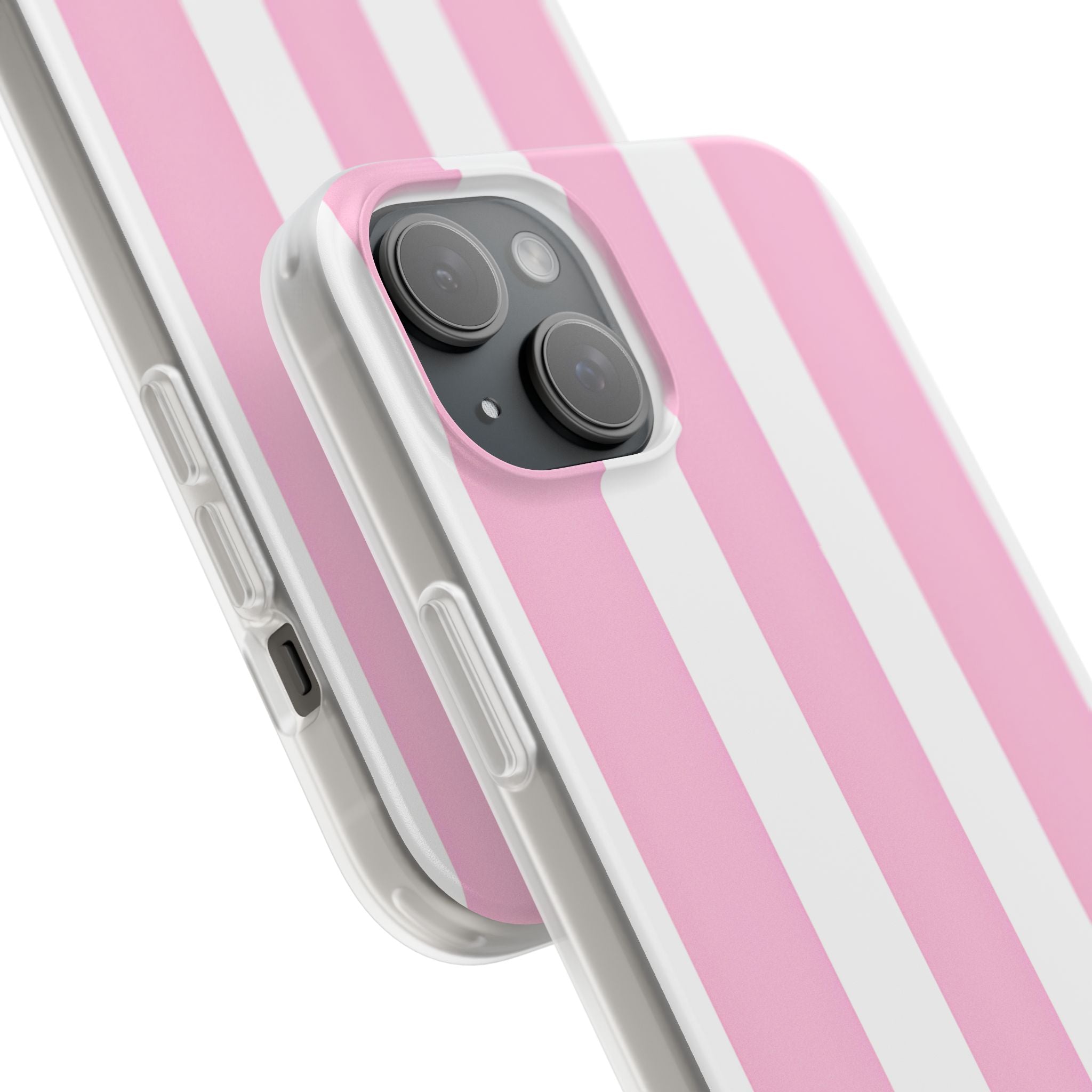 Soft Pink Stripe · Soft Phone Case for iPhone