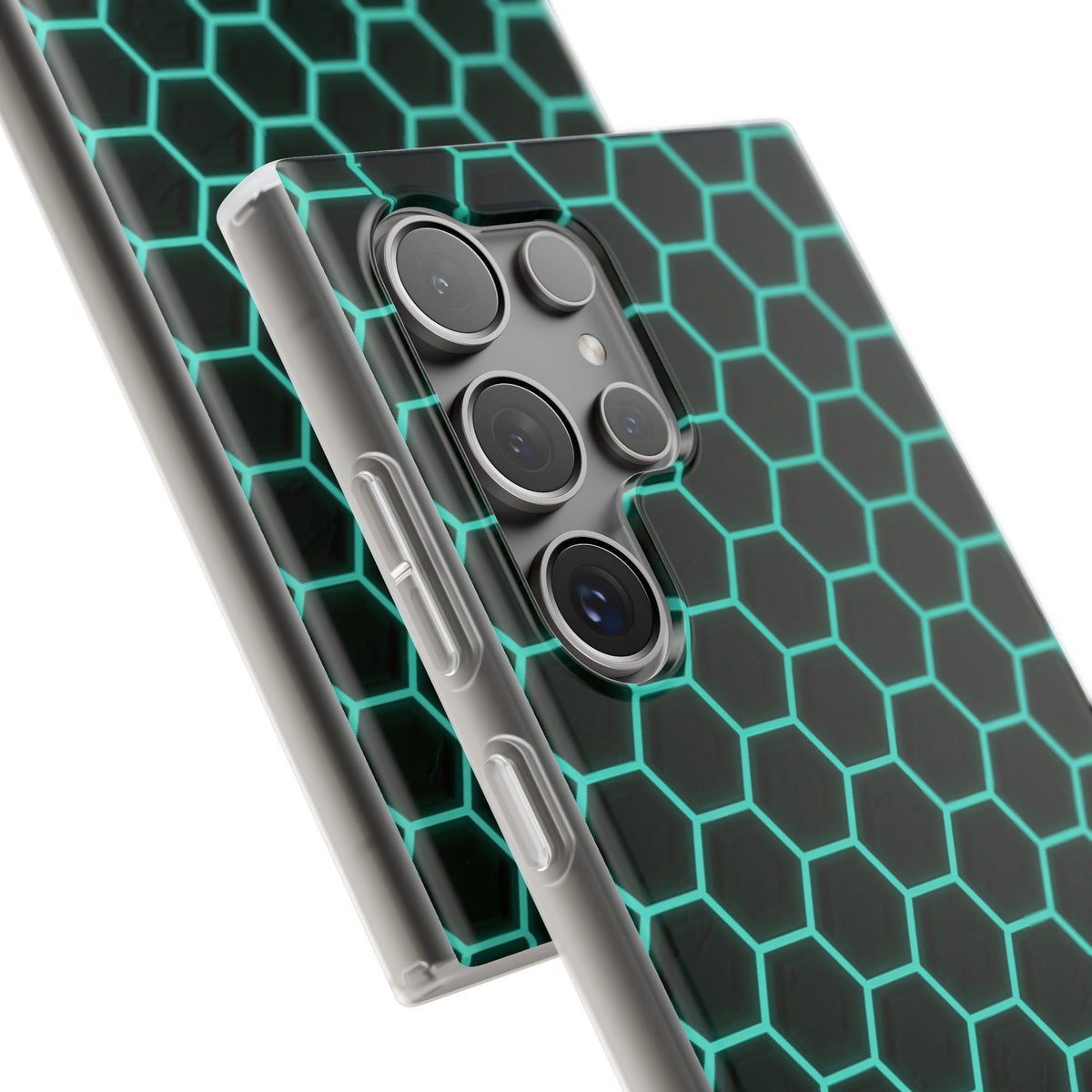 Neon Hex Spectrum · Lite Phone Case for Samsung · Teal