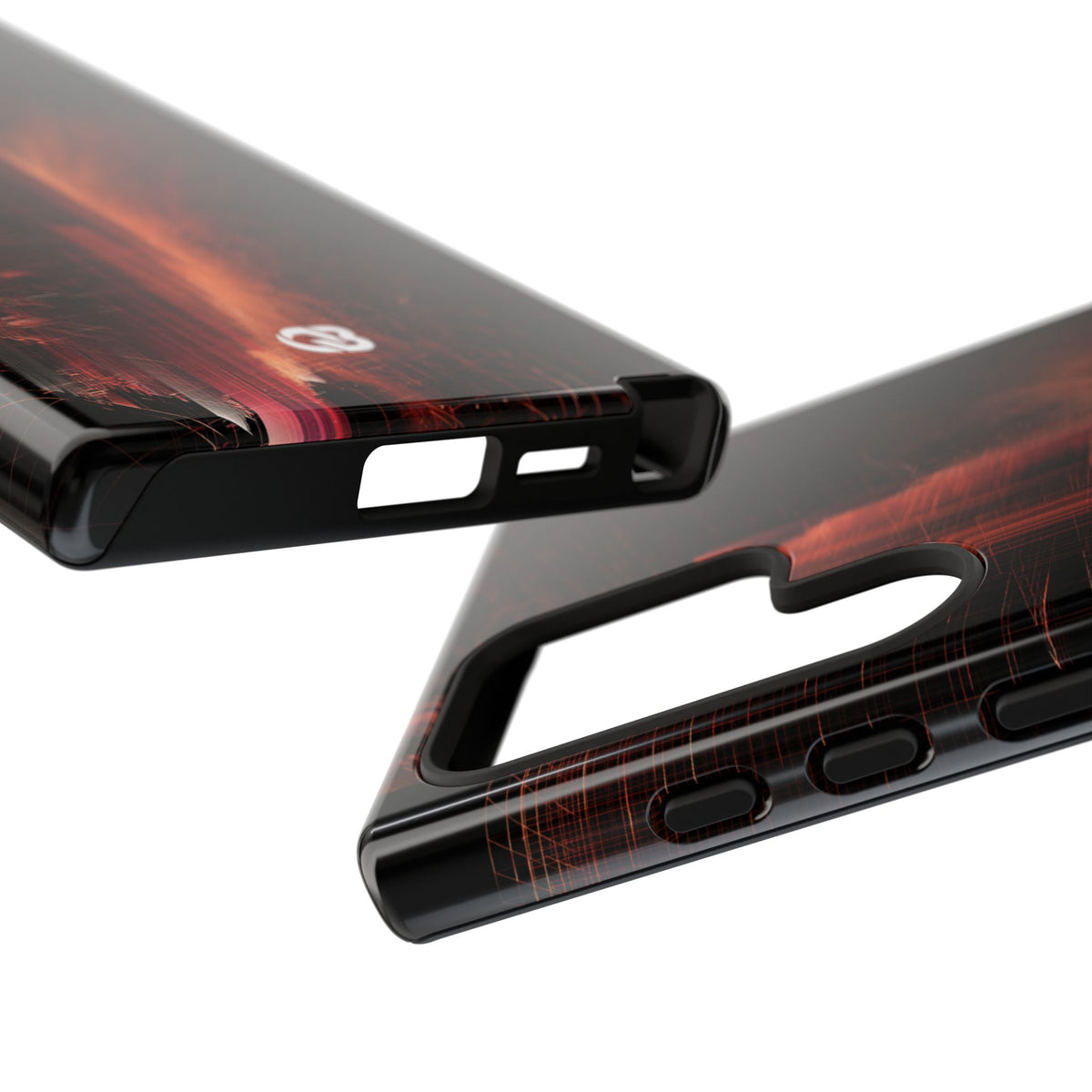 Luminous Monolith · Tough Phone Case for Samsung · Black