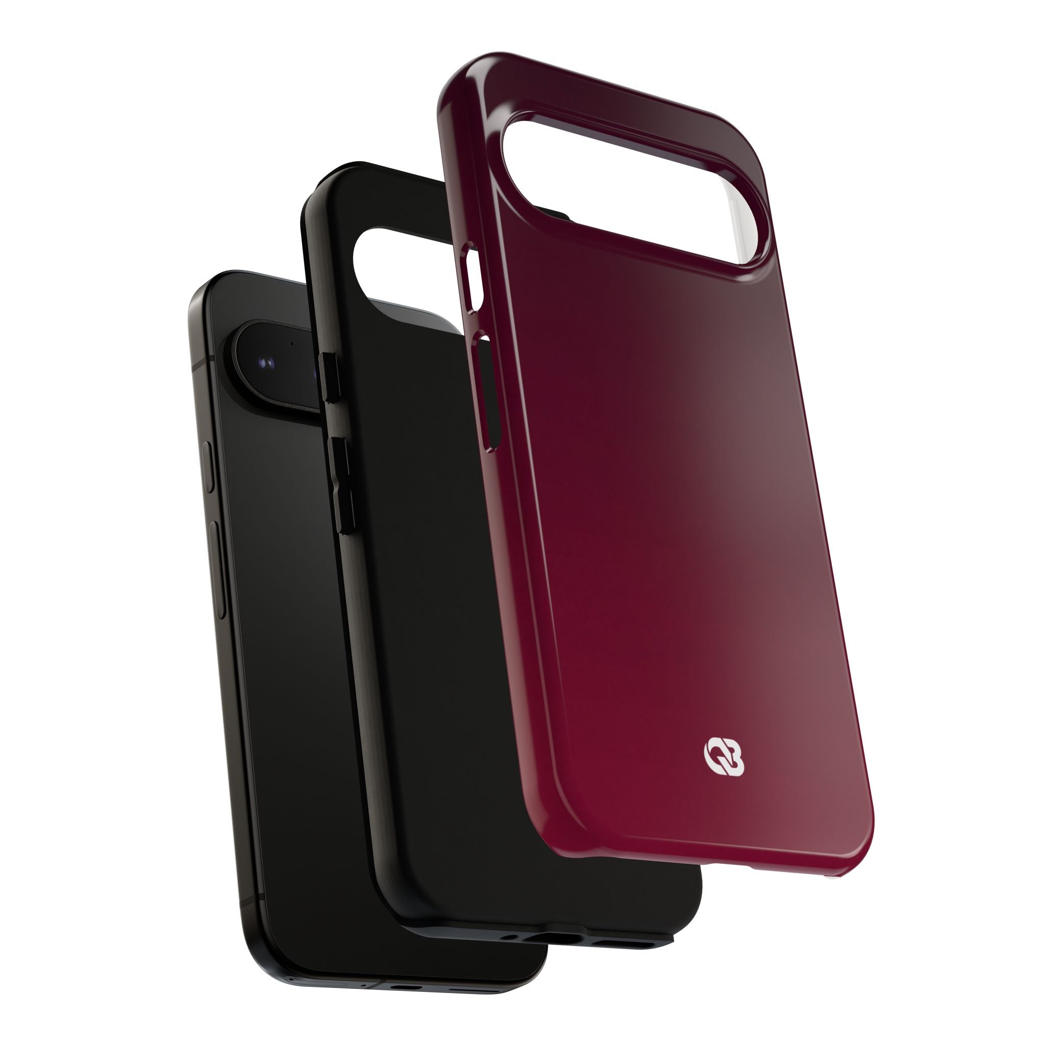 Red Tough Phone Case for Google Pixel - Deep Sangria Gradient