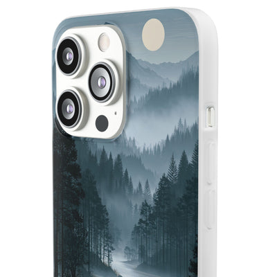 Silent Nordic Fjord · Lite Phone Case for iPhone ·  Blue