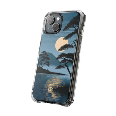 Blue Impact MagSafe Phone Case for iPhone - Midnight Kyoto Pine