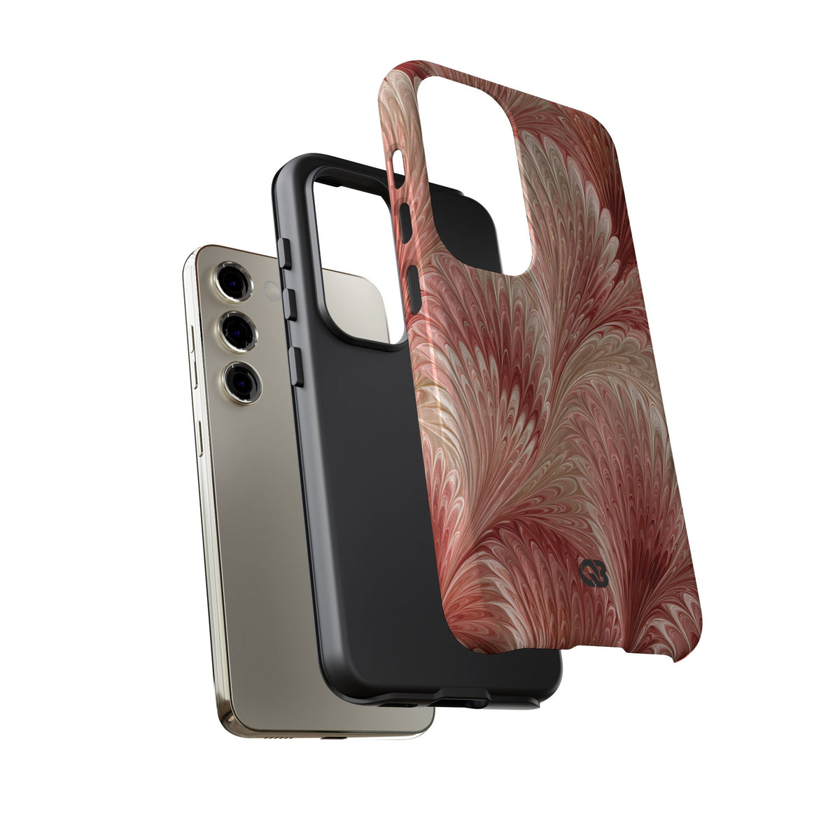 Blush Petal Plume · Tough Phone Case for Samsung · Pink