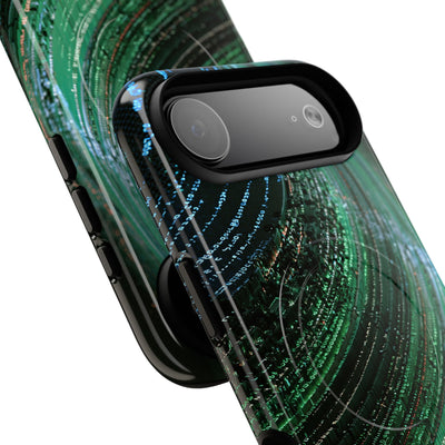 Orbital Data Stream · Tough 2.0 Magnetic Phone Case for iPhone · Green