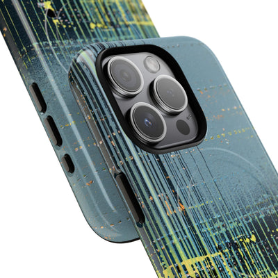 Acid Raster Circuit · Tough 2.0 Magnetic Phone Case for iPhone · Teal