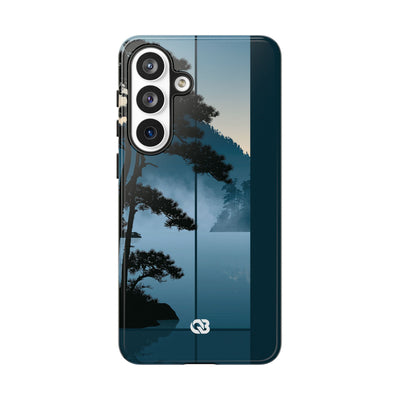Misty Pine Horizon · Tough Phone Case for Samsung · Teal