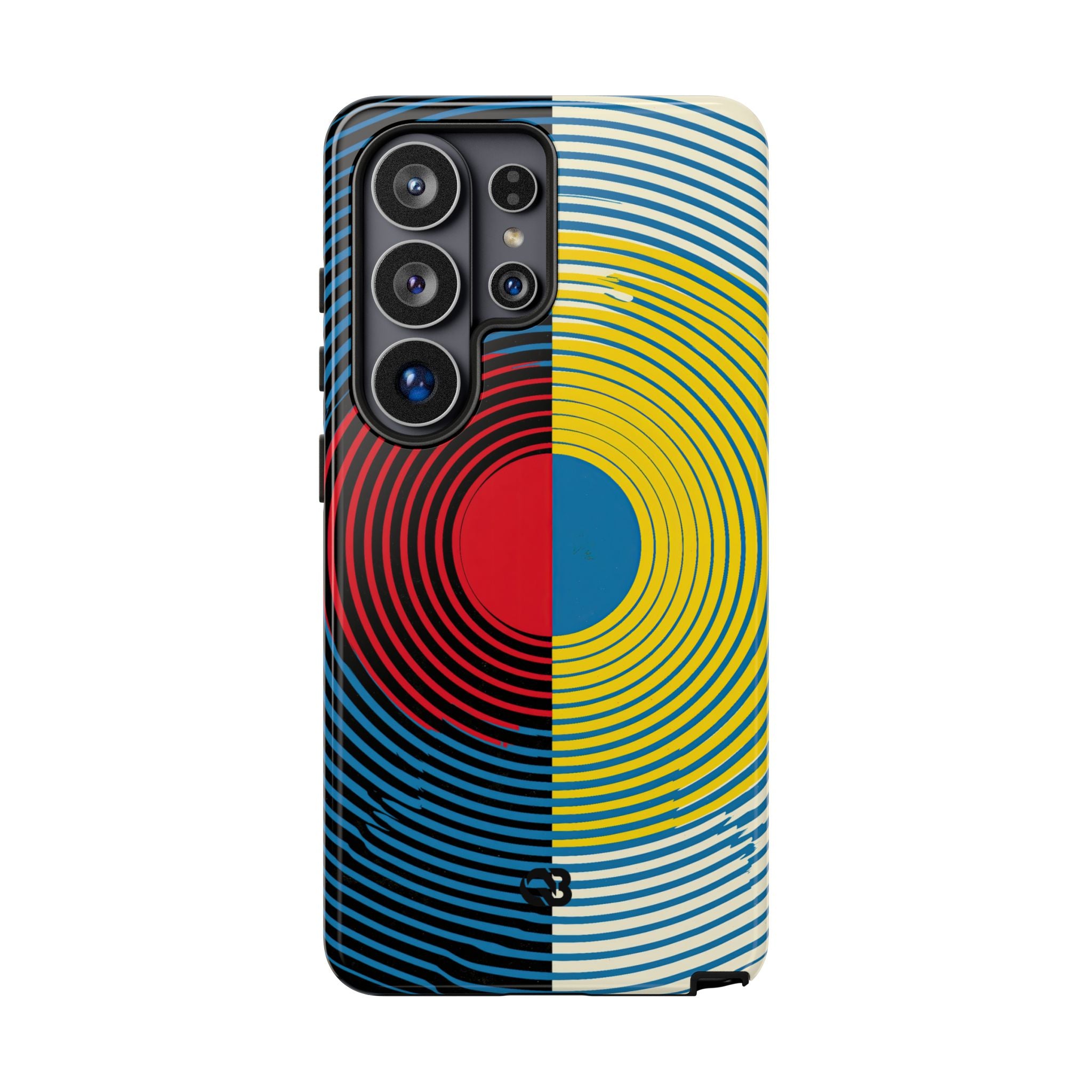 Blue Tough Phone Case for Samsung - Primary Circuit Orbit