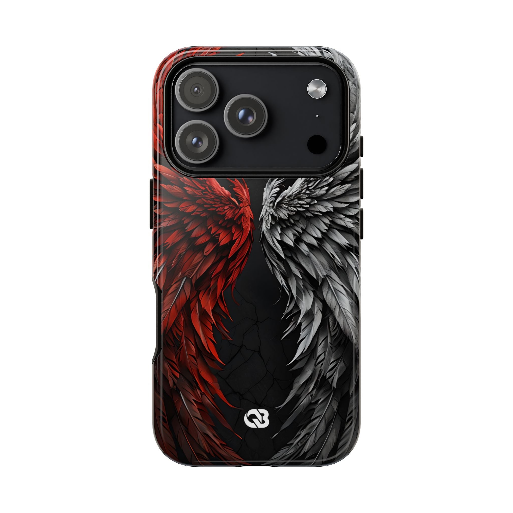 Split Crimson Wing · Tough Phone Case for iPhone