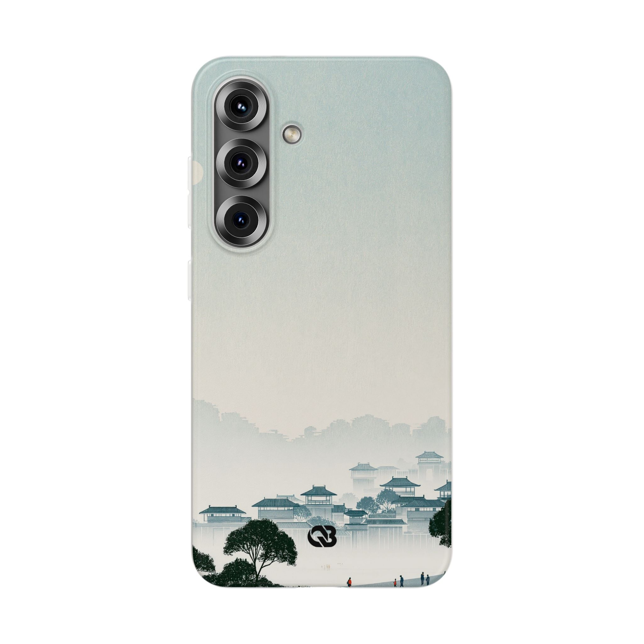 Blue Lite Phone Case for Samsung - Mist Valley Pagoda