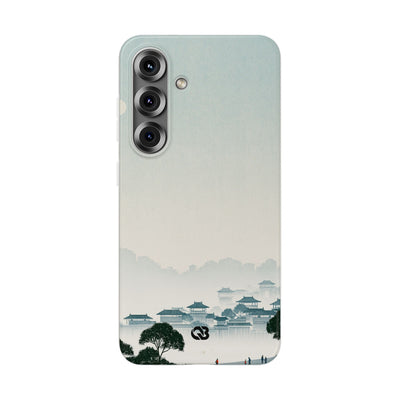 Blue Lite Phone Case for Samsung - Mist Valley Pagoda