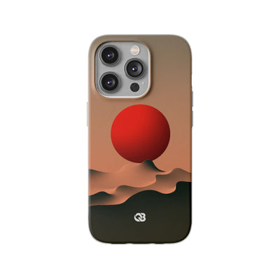 Crimson Sol Ridge · Lite Phone Case for iPhone ·  Red