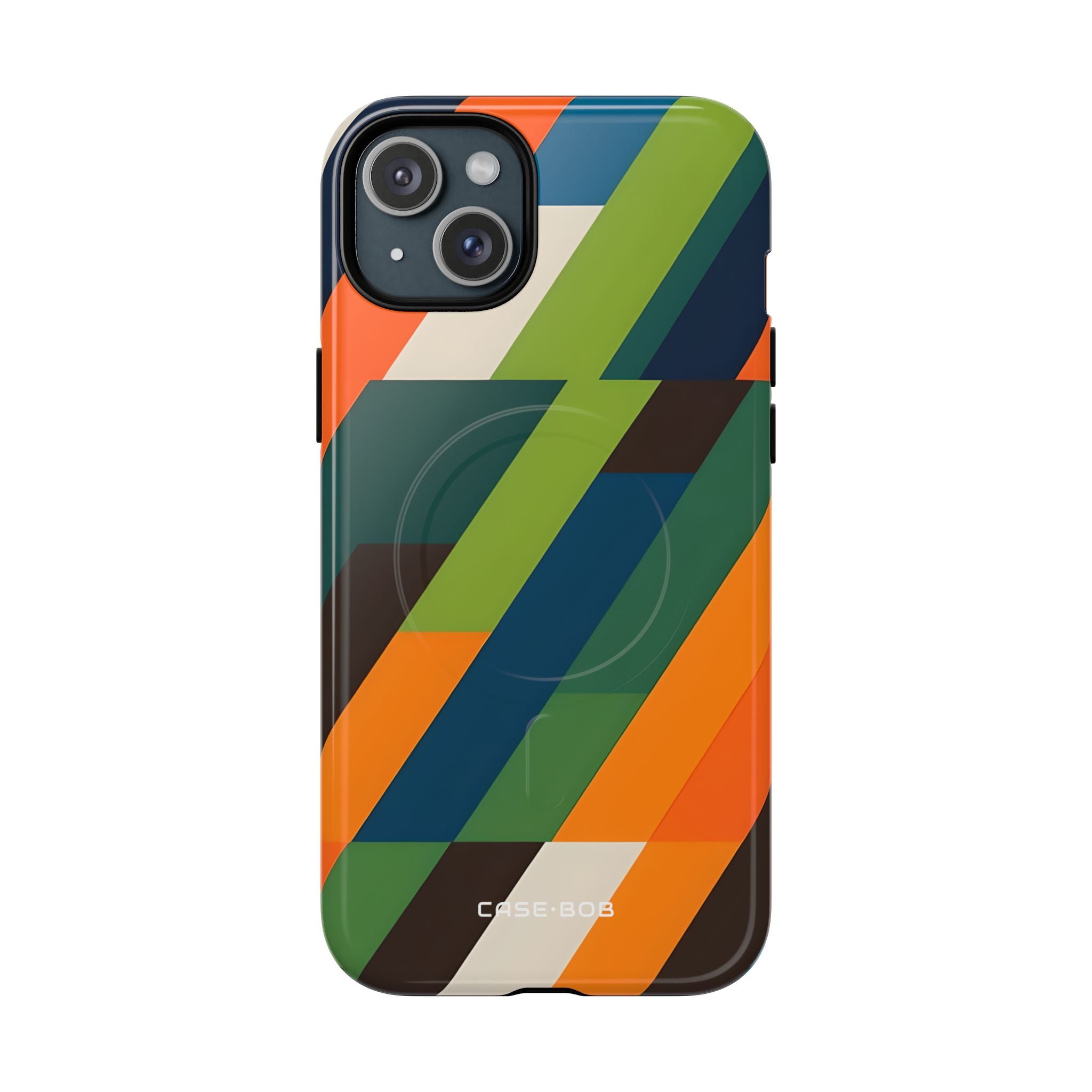 Diagonal Blaze iPhone 15 Plus Cover - Tough+