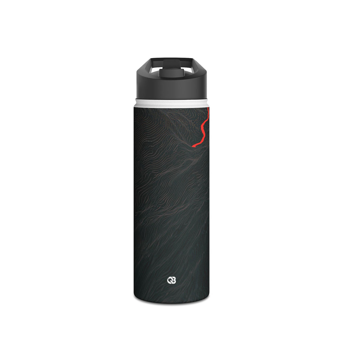 Crimson Ridge Pass · Insulated Water Bottle · Black