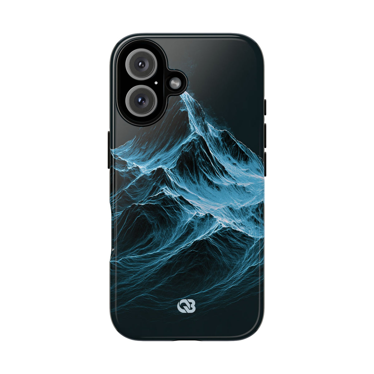 Nordic Frost Peak · Tough Phone Case for iPhone · Blue