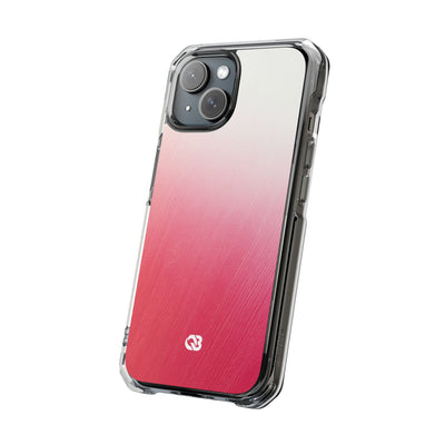 Rose Haze · Clear Impact Magnetic Phone Case for iPhone · Pink