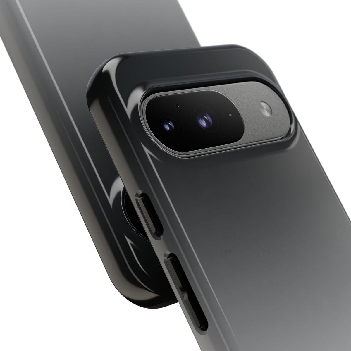 Noir Ombre Fade · Tough Phone Case for Pixel ·  Black