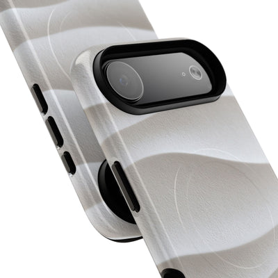 Sculpted Dune Relief · Tough 2.0 Magnetic Phone Case for iPhone · White