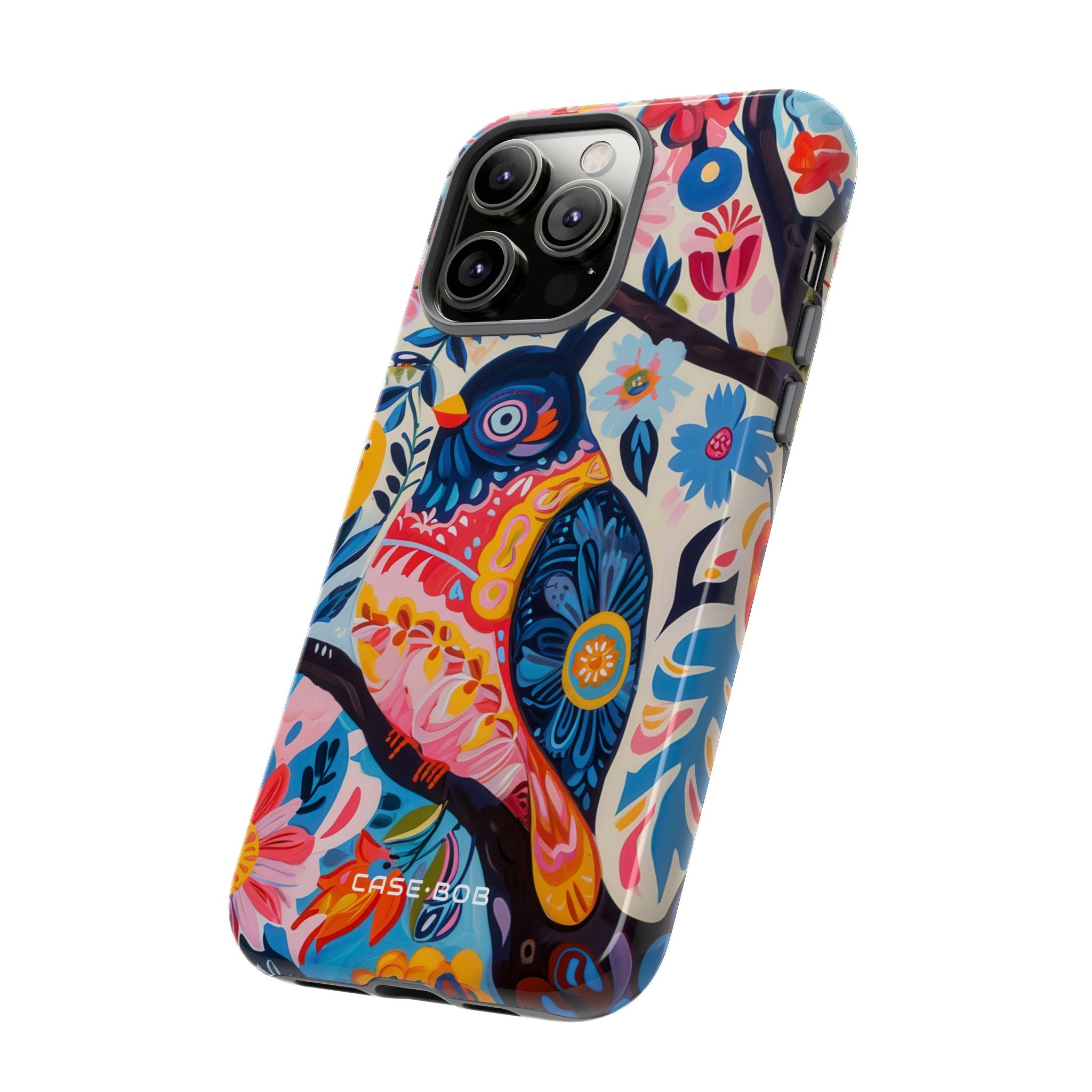Owl Bloom iPhone 14 Pro Max Case - Tough