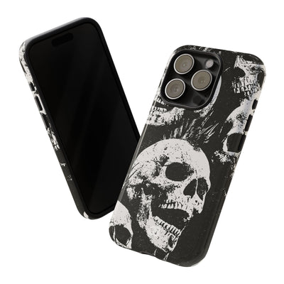 Punk Skull Riot · Tough Phone Case for iPhone · Black