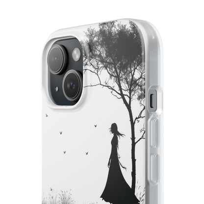 Cliffside Silhouette iPhone 15 Case - Soft