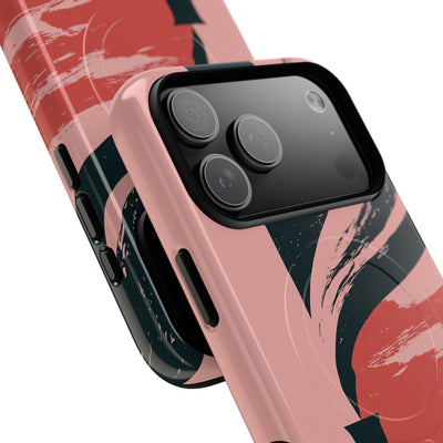 Pink Tough 2.0 Magsafe Phone Case for iPhone - Cinder Rose Plume