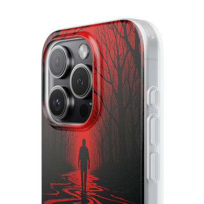 Crimson Shadow Path · Soft Phone Case for iPhone