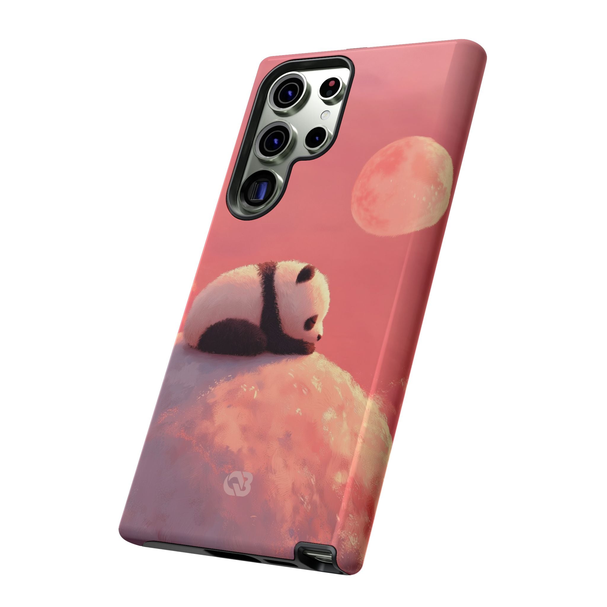 Rose Moon Panda · Tough Coque de téléphone pour Samsung