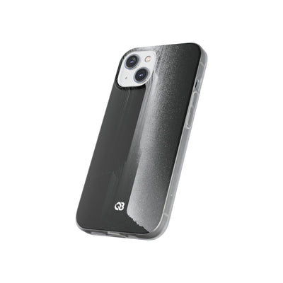 Black Lite Phone Case for iPhone - Brutalist Pixel Monolith